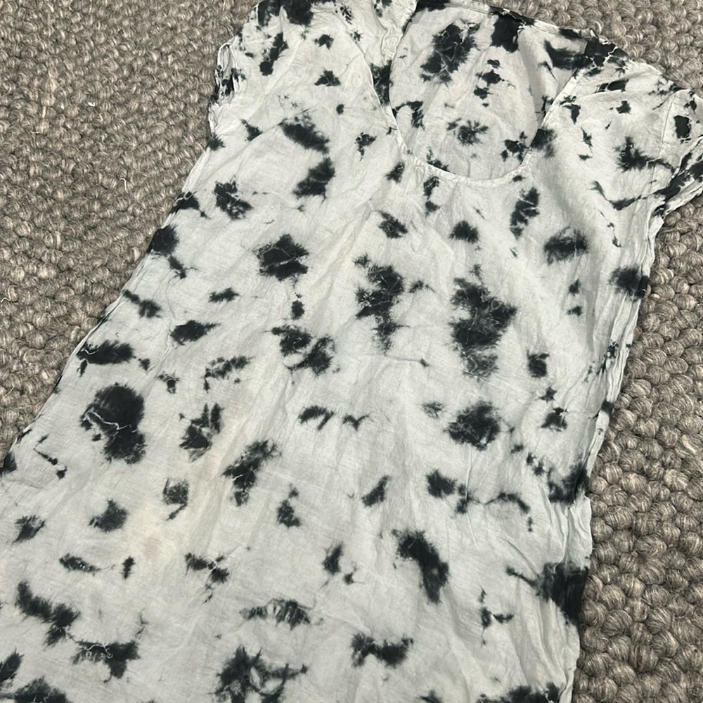 APU Tie Dye Light Weight Cotton Shift Dress Size Small